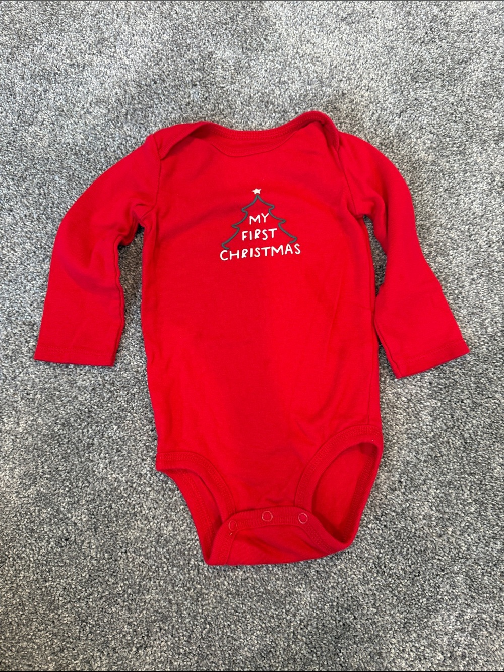 Carters My First Christmas Bodysuit